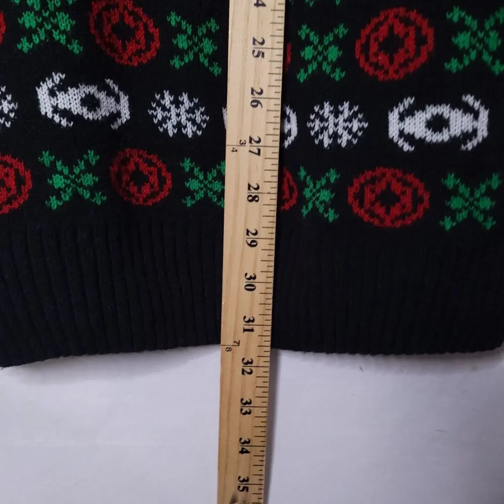 Darth Vader Christmas Sweater Mens Large Merry Sithmas